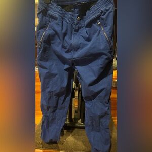 Blue Polo Pants with Zipper Pockets for Youth worn once